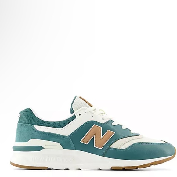 New Balance 997H CORDURA Ivory/Sand Men's Suede Athletic Running Shoes - Picture 2 of 4